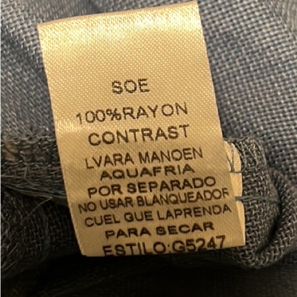 Women’s KORI America, On/Off Shoulder, Cold Shoulder Top, Sky Blue, Size Small - Picture 4 of 4